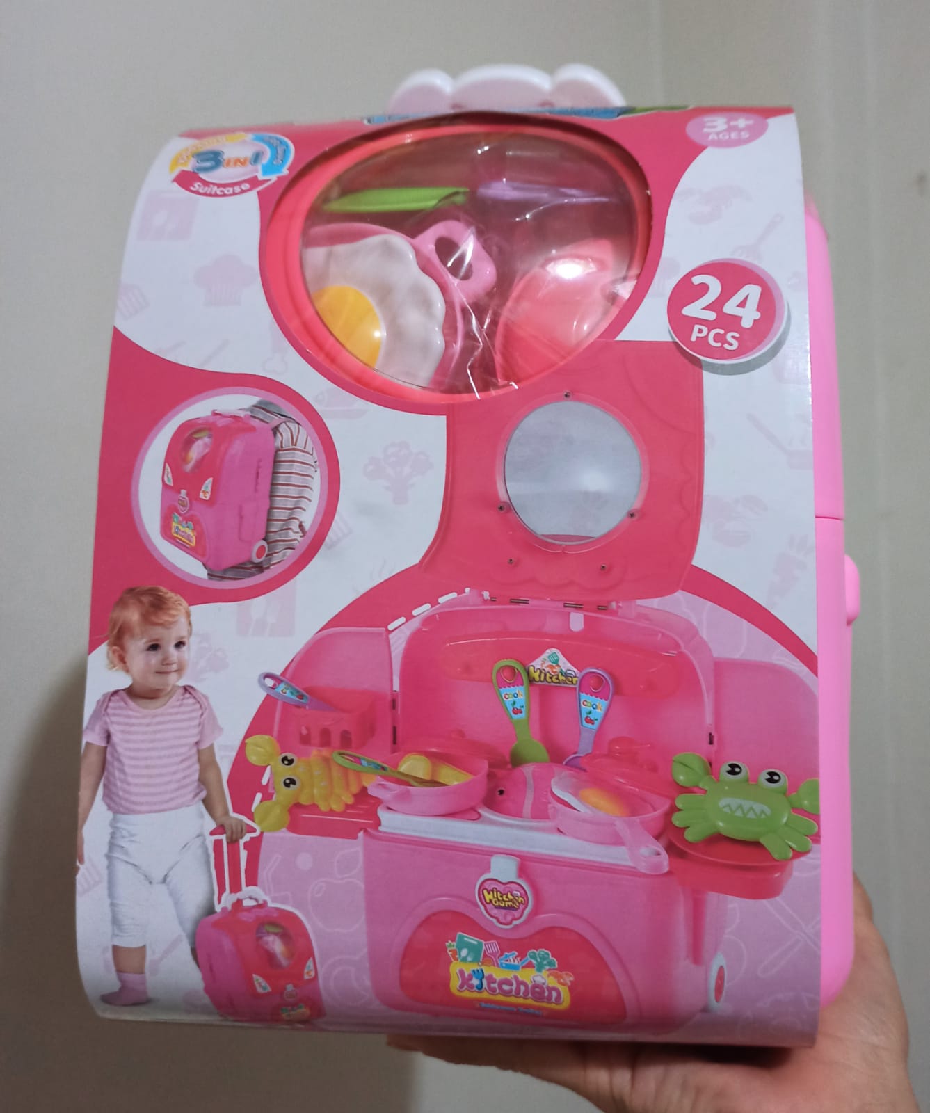 Cocina en maleta 24pcs para niña al por mayor