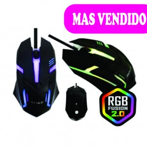 Mouse Gamer Con Luces RGB Conexión USB