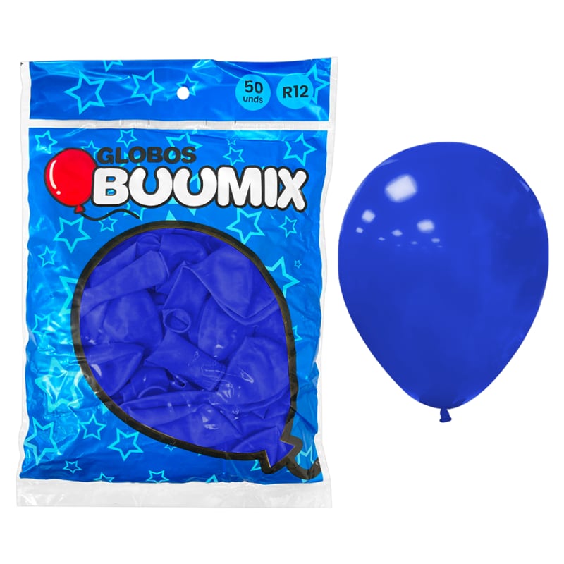 BOMBA LISA AZUL R12X50