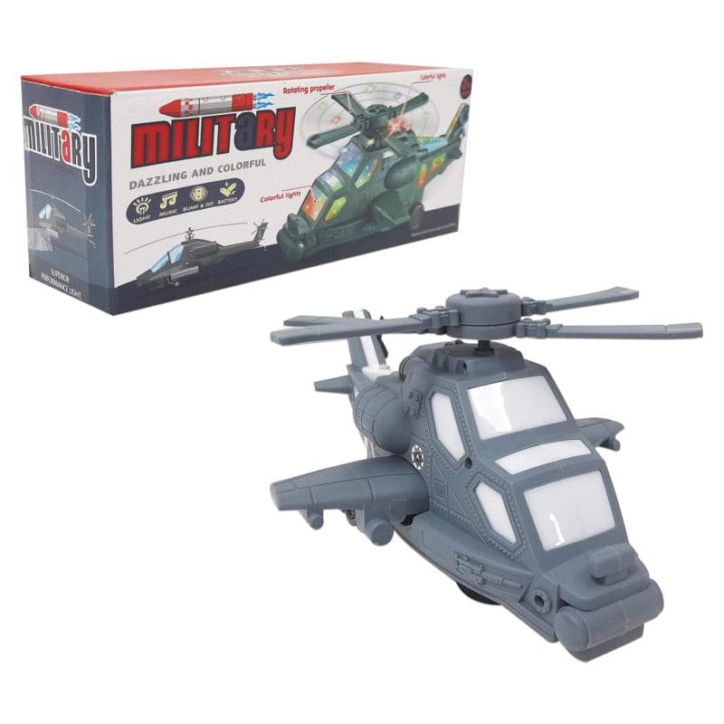 HELICOPTERO LUZ Y SONIDO EN CAJA