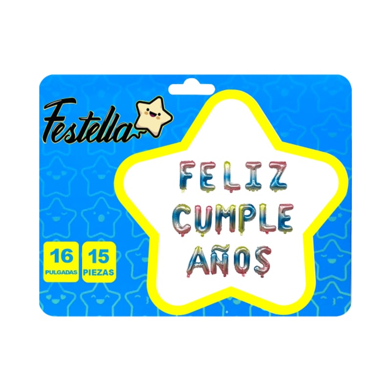 GLOBO FELIZ CUMPLEAÑOS DEGRADE