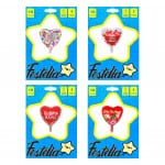GLOBO CORAZON FELIZ DIA MAMA 18":