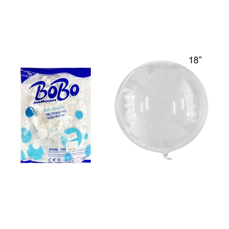 GLOBO BURBUJA REDONDO 18" (PQTX50)