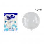 GLOBO BURBUJA REDONDO 18" (PQTX50)