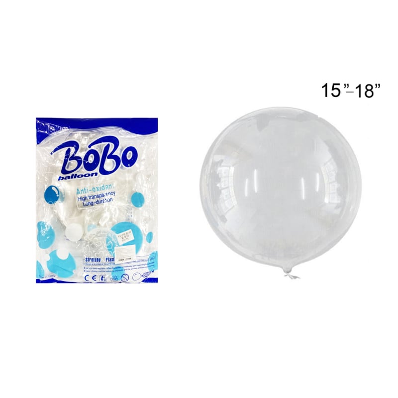 GLOBO BURBUJA REDONDO 18" (PQTX50)