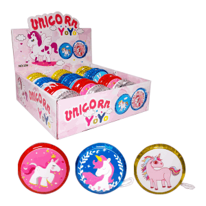 YOYO UNICORNIO CON LUZ  (CJX12)