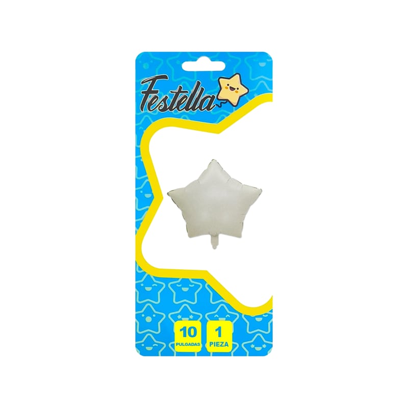 GLOBO ESTRELLA CREMA 10" CARTON