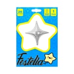 GLOBO ESTRELLA PLATEADO 26"