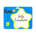 GLOBO FELIZ CUMPLEAÑOS CURSIVO DEGRADE(PQTX12)