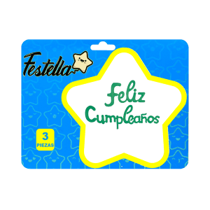 GLOBO FELIZ CUMPLEAÑOS CURSIVO VERDE(PQTX12)