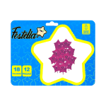 KIT GLOBO ESTRELLA X12 FUCSIA