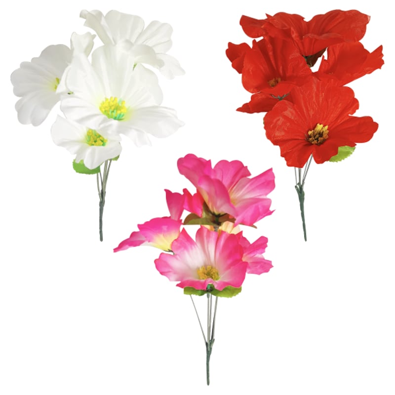 FLORES DECORATIVAS X5