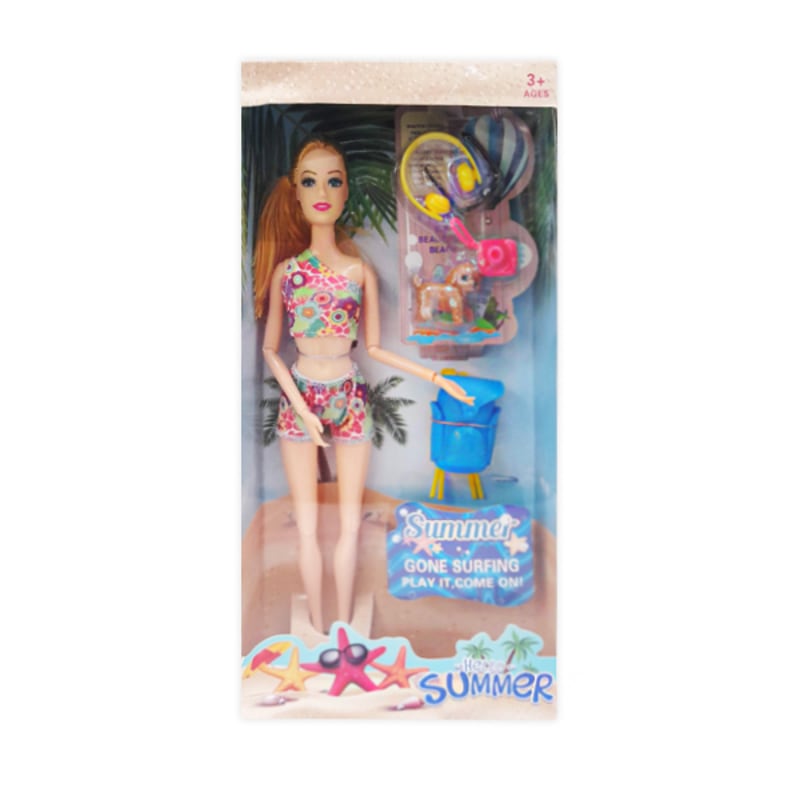 BARBIE CON ACCESORIOS EN CAJA