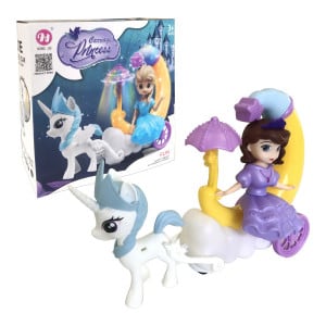 PONY CON PRINCESA LUZ Y SONIDO