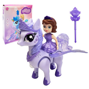 Pony con Princesa: Experiencia Mágica de Luces y Sonidos al por mayor