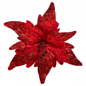 FLOR NAVIDEÑA ROJA 32CM (BDJX120)