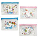 ESTUCHE PLASTICO UNICORNIO (PQT X 12 SURTIDO)"