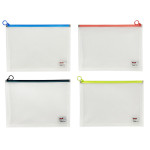 ESTUCHE PLASTICO TRANSPARENTE (PQT X 12 SURTIDO)"