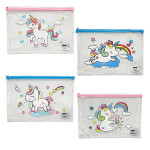 ESTUCHE PLASTICO UNICORNIO (PQT X 12 SURTIDO)"