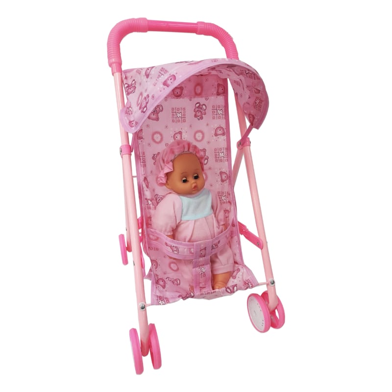 COCHE INFANTIL CON MUÑECO BEBE