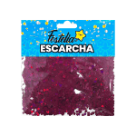 ESCARCHA GLOBO CORAZON FUCSIA (PQTX12):