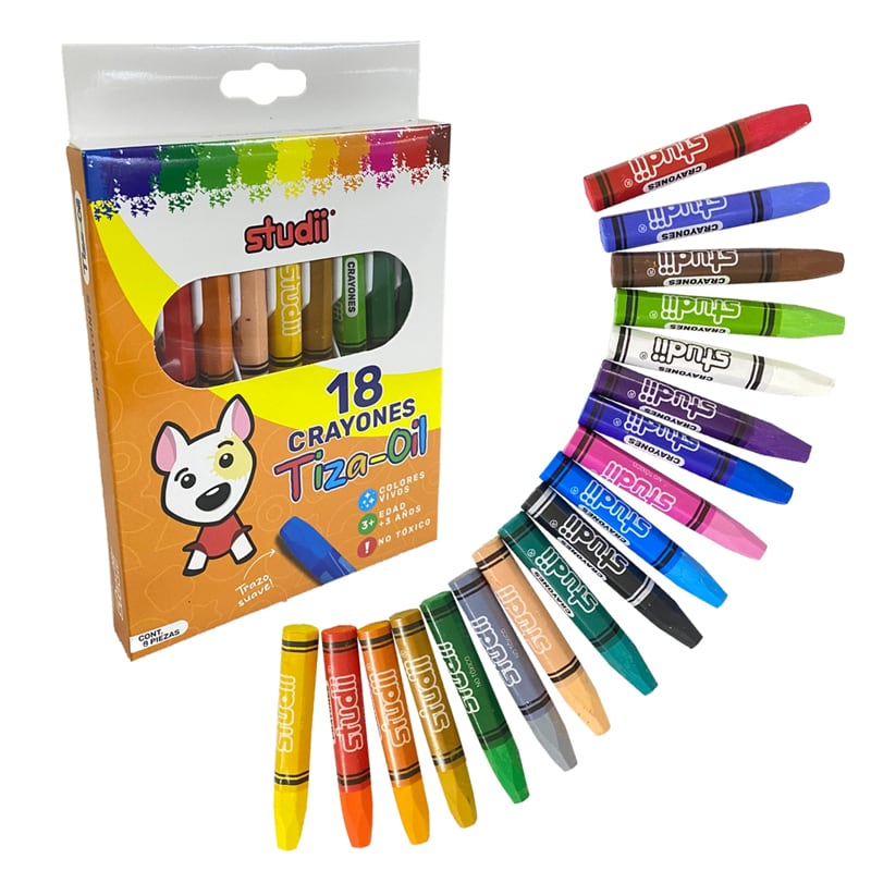 CAJA DE CRAYOLA X18 (DISX24)