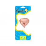 GLOBO CORAZON PALO ROSA 5" X2: