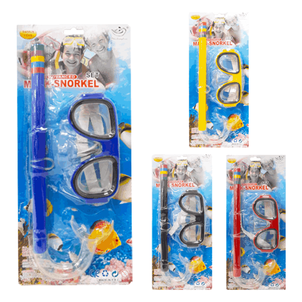 KIT CARETA CON SNORKEL EN CARTON