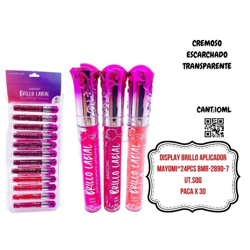 DISPLAY BRILLO APLICADOR MAYOMI*24PCS BMR-2890-7