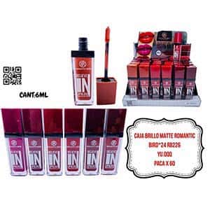 CAJA BRILLO MATTE ROMANTIC BIRD*24 RB226