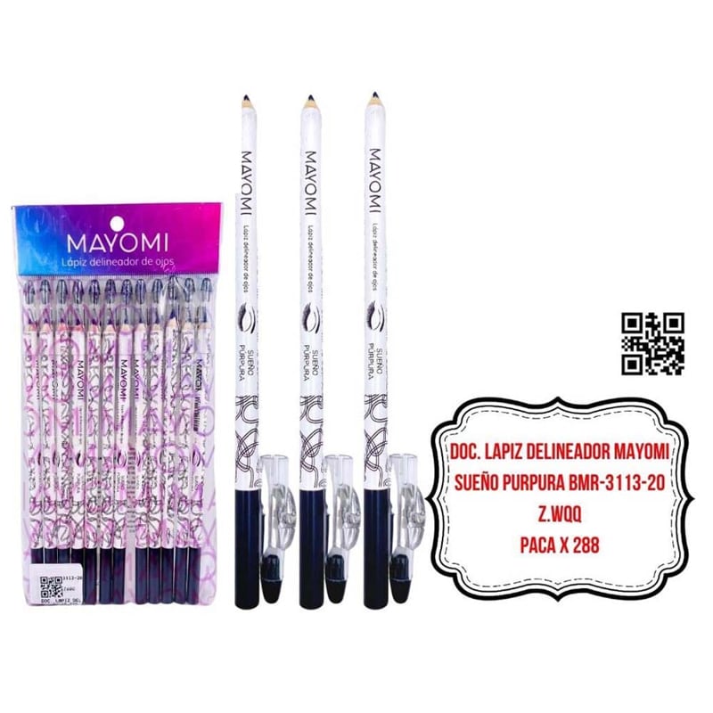 DOC. LAPIZ DELINEADOR MAYOMI SUEÑO PURPURA BMR-3113-20