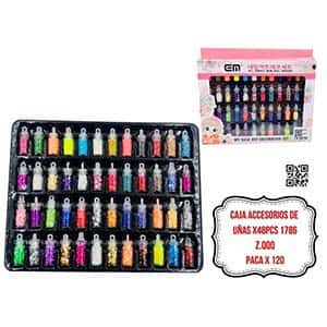 CAJA ACCESORIOS DE UÑAS X48PCS 1786