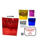 DZ. BOLSA REGALO HOLOGRAMA XL 34X26X8CM BMR-383