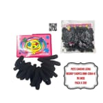 PQTE CAUCHO LICRA NEGRO*240PCS BMR-2064-8