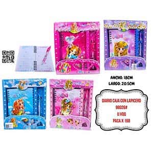 DIARIO CAJA CON LAPICERO 98026#