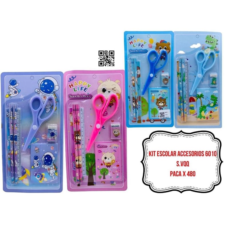 KIT ESCOLAR ACCESORIOS 6010