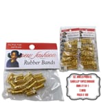 DZ. ANILLO PARA EL CABELLO*15PCS DORADO BMR-2110-1