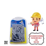 SET DE CHAZOS DE EXPANSION PLASTICOS BMR-2303-8