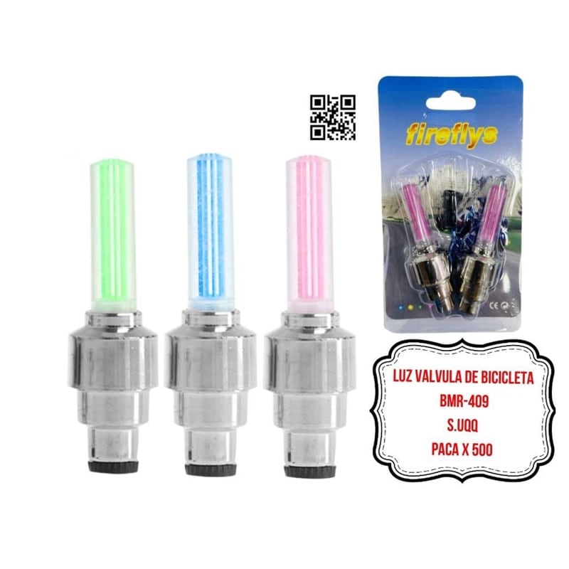 LUZ VALVULA DE BICICLETA BMR-409