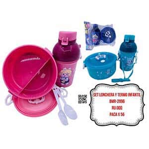 SET LONCHERA Y TERMO INFANTIL BMR-2996