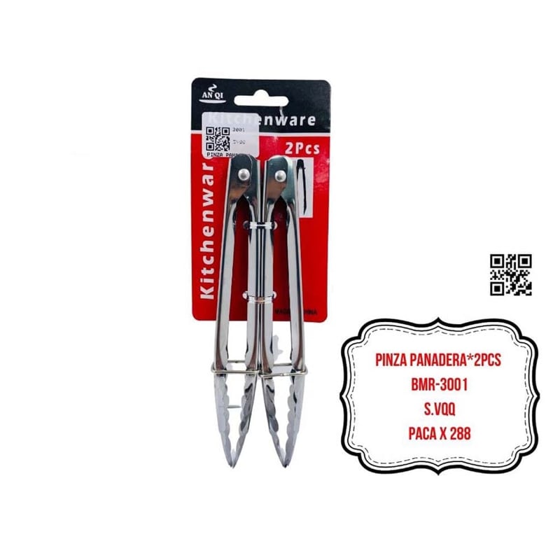 PINZA PANADERA*2PCS BMR-3001