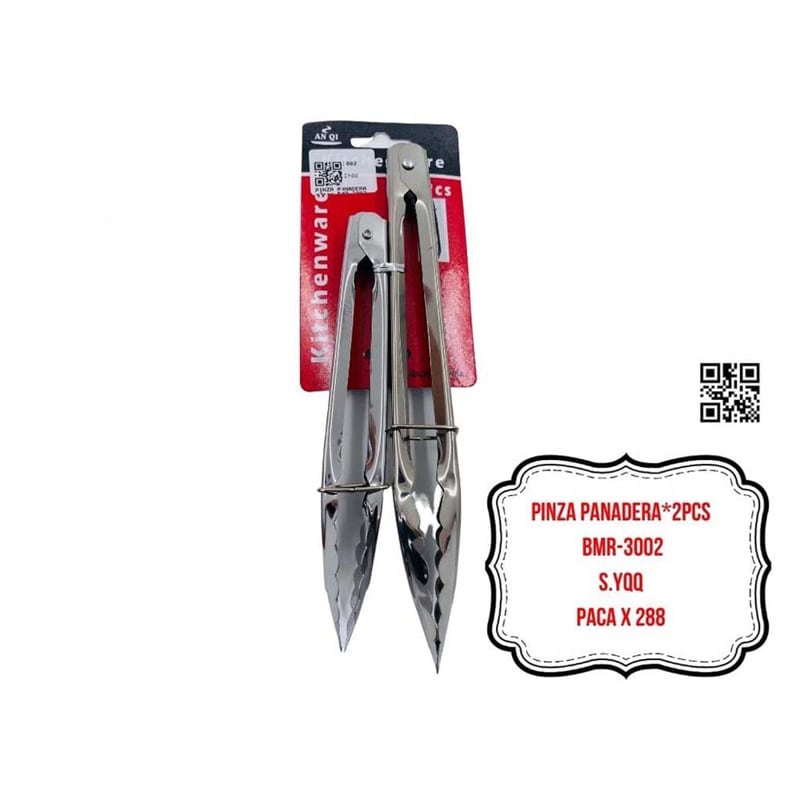 PINZA PANADERA*2PCS BMR-3002