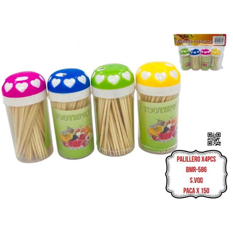 SET PALILLERO X4PCS BMR-586