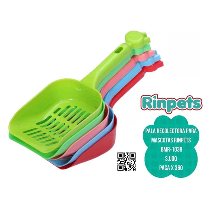 PALA RECOLECTORA PARA MASCOTAS RINPETS BMR-1038