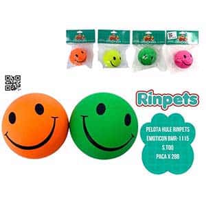 PELOTA HULE RINPETS EMOTICON BMR-1115