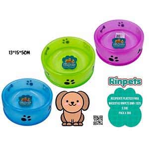 RECIPIENTE PLASTICO PARA MASCOTAS RINPETS 15CM BMR-1920