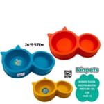 RECIPIENTE PLASTICO DOBLE PARA MASCOTAS RINPETS BMR-1925