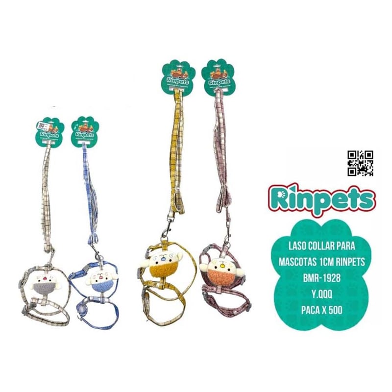 LASO COLLAR PARA MASCOTAS 1CM RINPETS BMR-1928