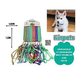 CARTON LASO COLLAR 1.0*1.2M PARA MASCOTAS RINPETS*12PCS BMR-1975