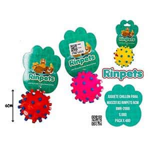 JUGUETE CHILLON PARA MASCOTAS RINPETS 6CM BMR-2000